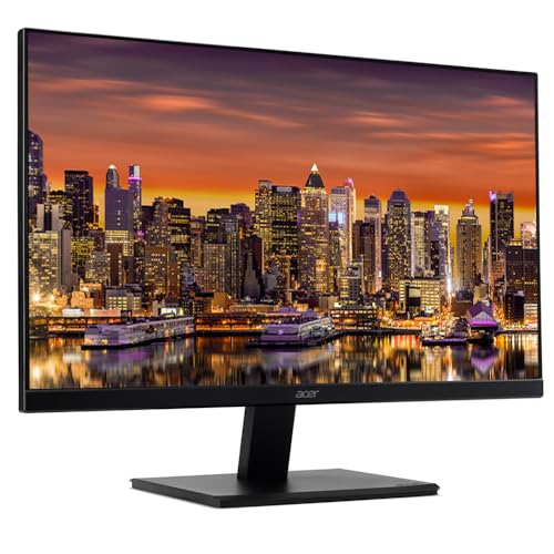 Image of Acer Vero V7 V277 E BMIPX 27 inch 1080P Full HD 100 Hz 4 ms Backlit Widescreen LCD Monitor, 2-Pack Bundle with Eye Care, VGA, HDMI, DisplayPort, Integrated Speakers, Desk Mount Dual Monitor Stand
