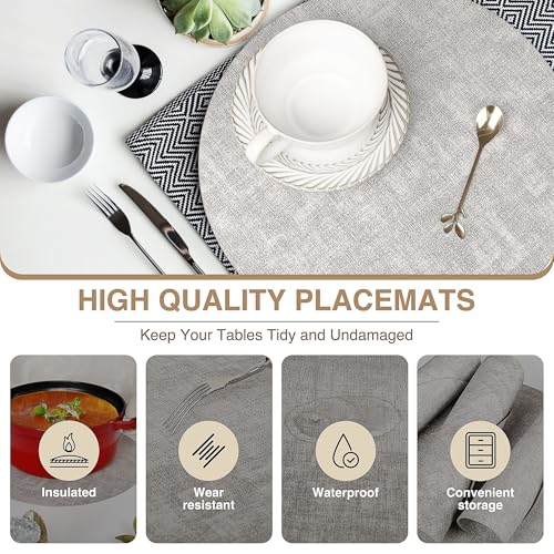 Ncue Round Placemats Set Of 4 thumb #2