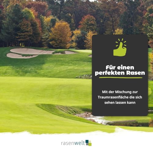 ARENA Premium Golfrasen Saatgut mit Keimbeschleuniger 10kg I Rasensamen tiefschnittverträglich und schnellkeimend I Fairway Ultimate
