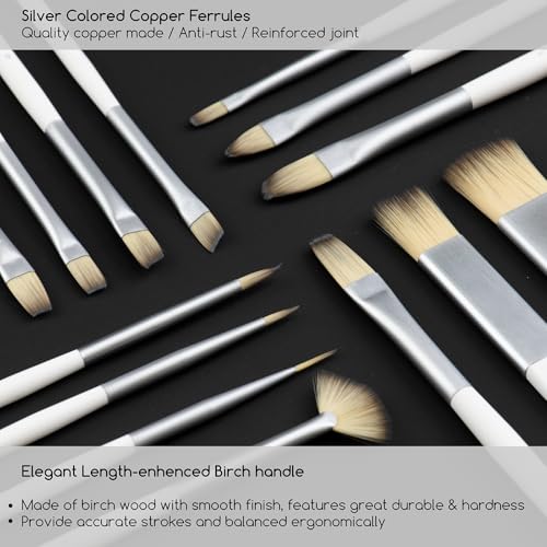 MEEDEN-Art-Set-with-French-Easel-for-Professional-ArtistSupplies-Acrylic-Painting10-60ML-Kit-with-Paintbrushes-for-AdultsPre-Painter-and-Canvas-Drawing-Starter-Prime-Art-Series