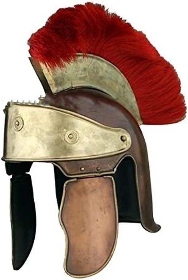 NauticalMart Praetorian Roman Helmet - Brass - One Size