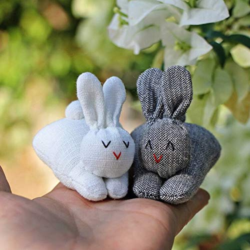 Bunny Purse Toys 3 Bunnies In Carrot Purse Easter Gift for Kids Home Holidy Desktop Decoration with Cute Rabbit bunny plush easter bunny decorations small purse kids toddler purses stuffed bunny - Thumbnail 3