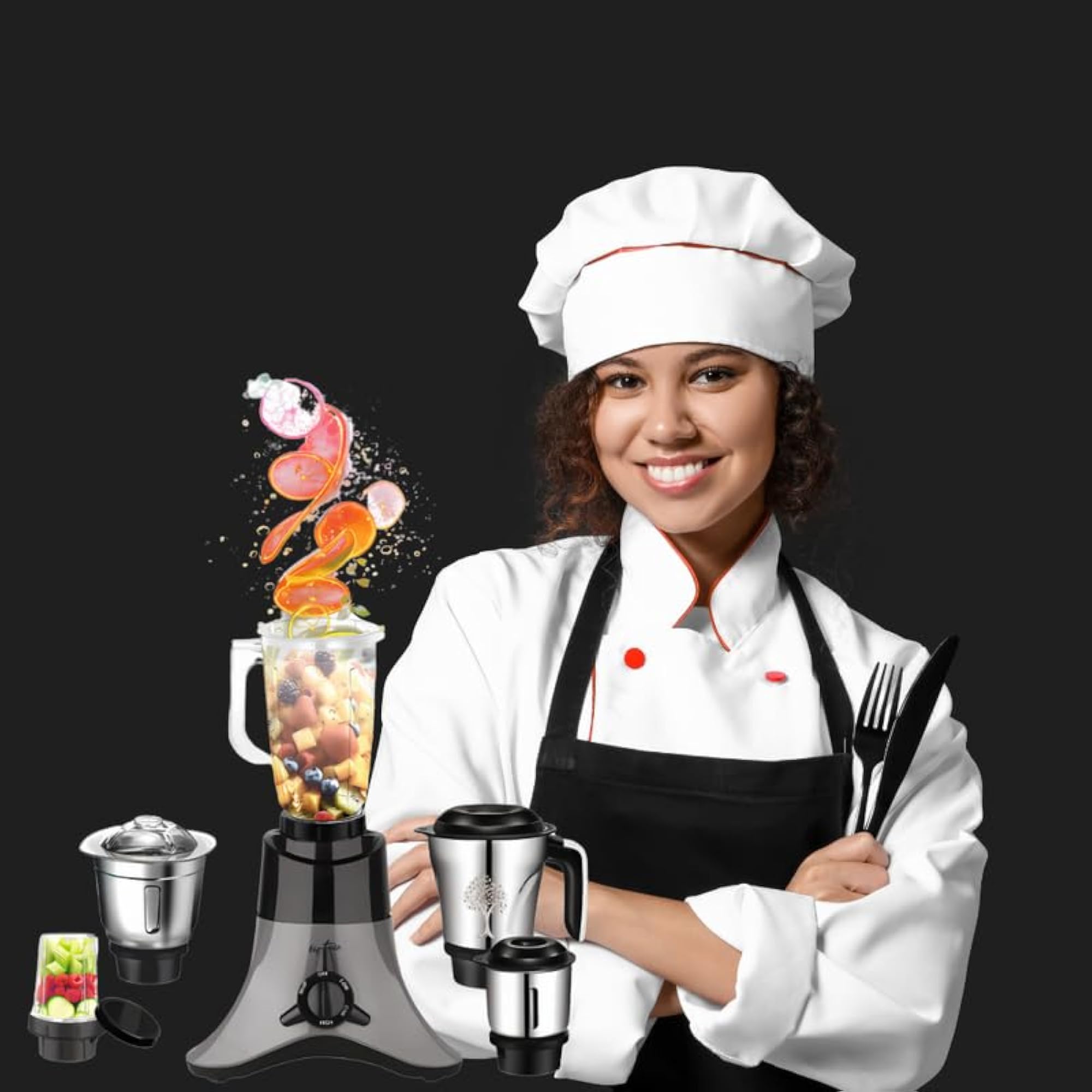 600W Mixer Grinder with Versatile Functionality