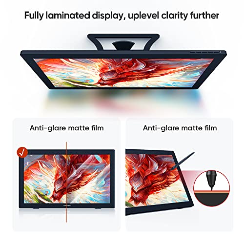 Image of XPPen Artist24 FHD Drawing Tablet with Full-Laminated Screen Pen Display with 8192 Pressure Levels and Battery-Free Pen, Adjustable Stand for Digital Drawing and Animation