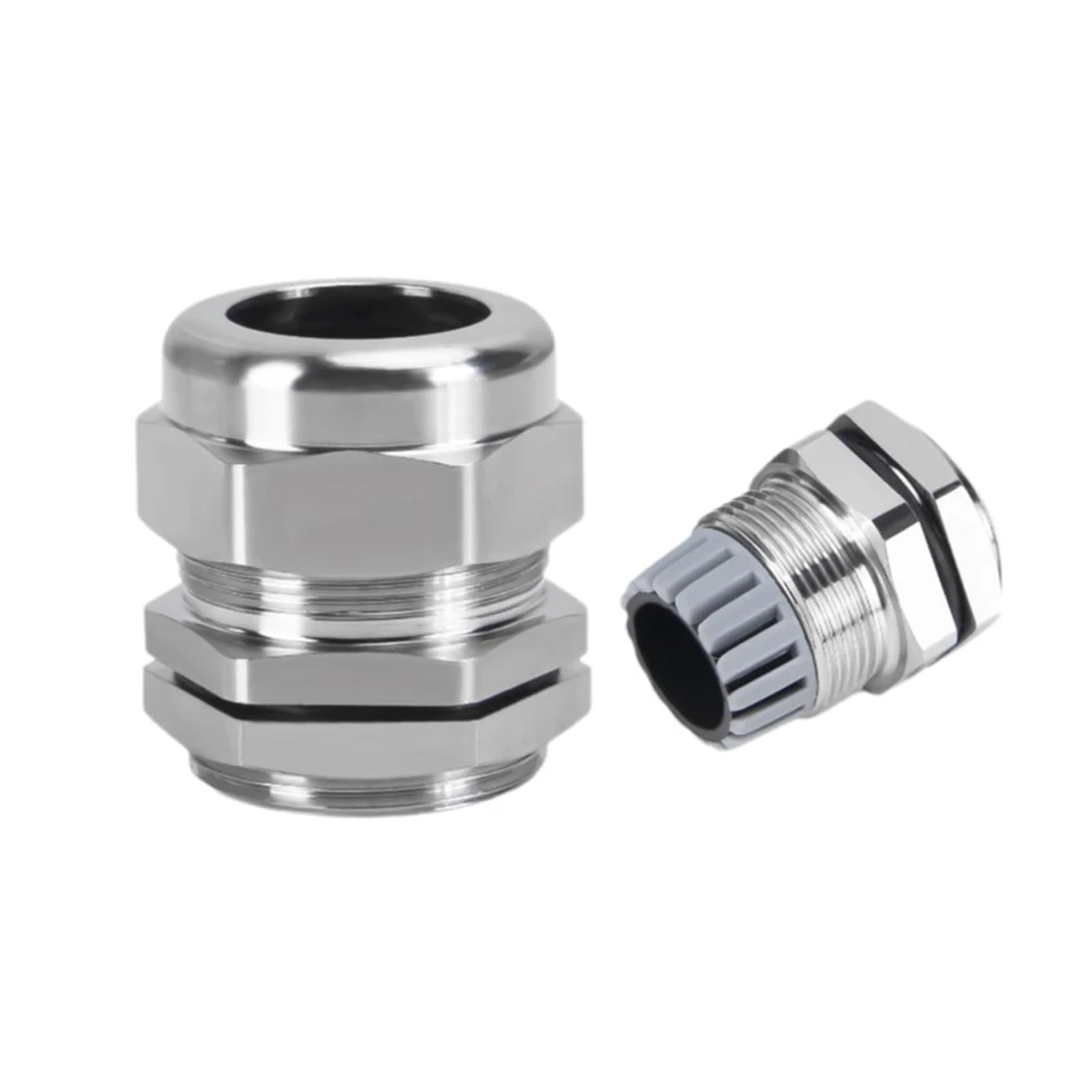 Wasserdichte Kabelverschraubung 304 Edelstahlverschraubungen IP68 PG7 PG9 M12 M16 Metallverbindung PG13,5 M20*1. Befestigungsdichtung ﻿(M12X1.5 M12-8)