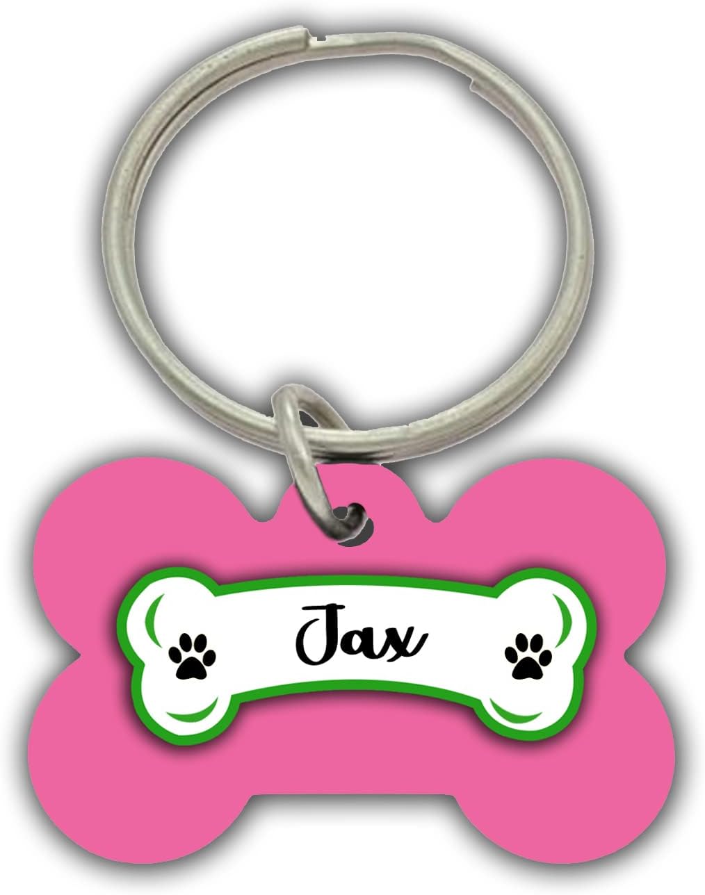 AWANI TRENDS Jax Pets Name/Identity Tag Bone Shape Tag for Dogs and Cats , Dog ID tag -ATPET03046