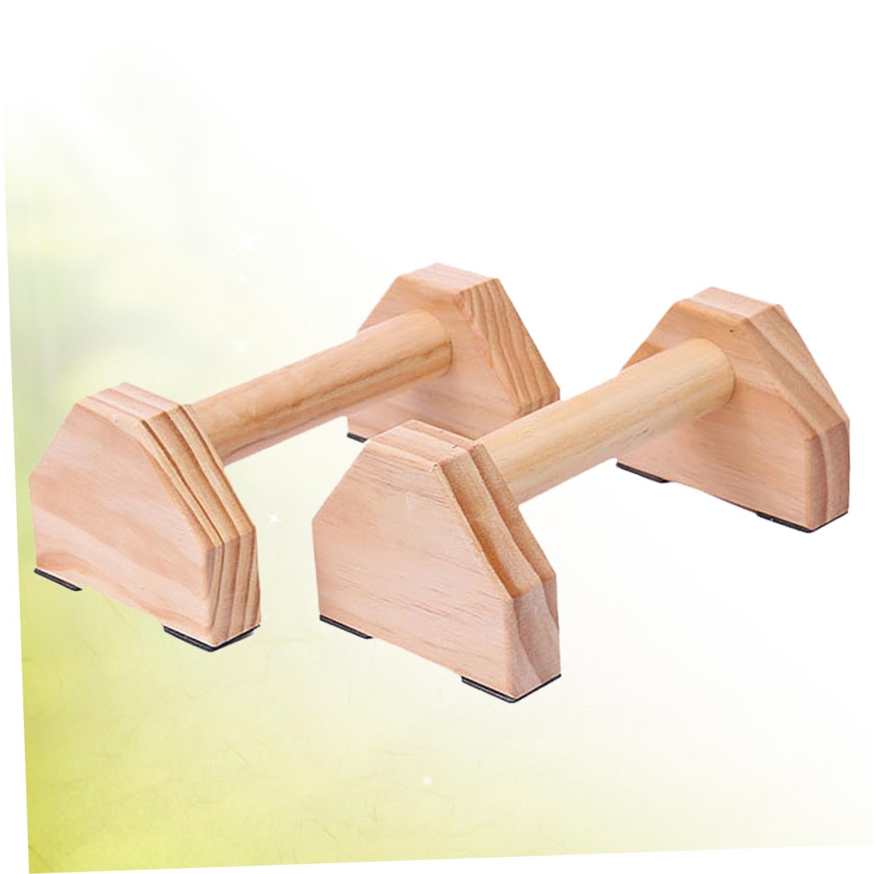 NAMOARLY Wooden Frame Bracket Home Gym Equipment Training Device for Muscle Building Handstand Bar Set