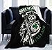 Sons of Anarchy Manta Súper Suave De Sublimación Manta Cubierta De Dibujos Animados Ropa De Cama De Franela para Niños Y Adultos Decoración De Dormitorios 100X120Cm