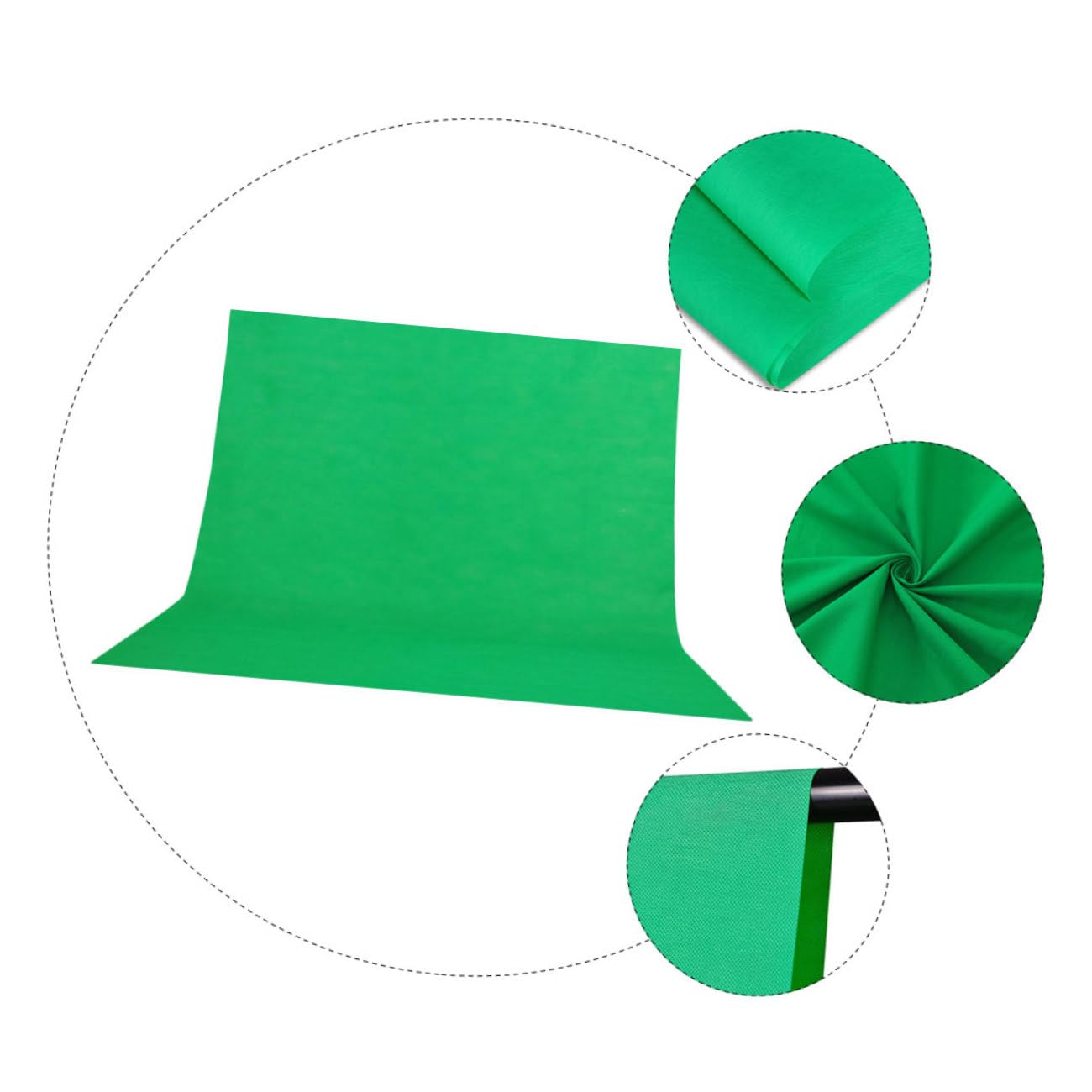 VILLCASE Sfondo in Tessuto Per Fotografia Fondale Video Reversibile Panno Fotografico Lavabile e Stirabile Per Servizi Fotografici Decorazioni Feste e Video Produzione