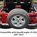 RT-TCZ Soft Top Tailgate Bar Retainer Rear Brackets Retainer Clips Accessories for Jeep Wrangler JK JKU 2007-2018