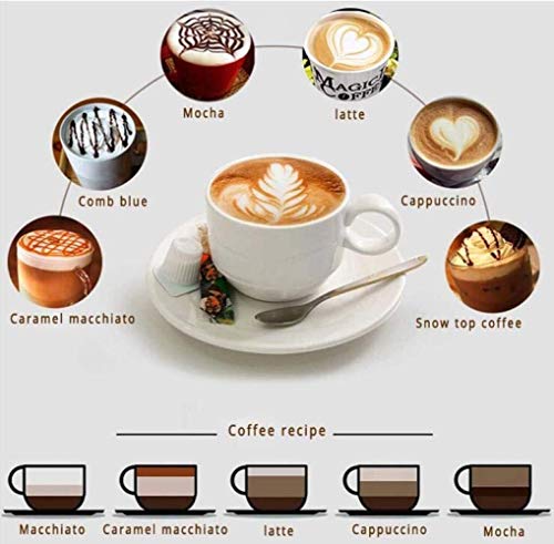 BDwantan Kaffeemaschine Neue Espressomaschine Kaffeemaschine Kompatible Kapsel Haushalt Halbautomatische Espressomaschine Dampfmilchschaum – Bild 5