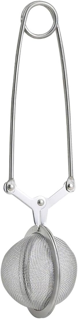 HIC Kitchen Snap Ball Tea Infuser, 18/8 Stainless Steel, For Loose Leaf Tea and Mulling Spices