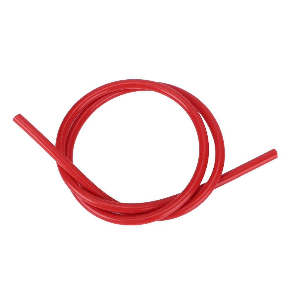 2 pezzi Cavo di accensione per candele, 8MM Cavo Candela Silicone con Nucleo in Carburo(1M)(Rosso)