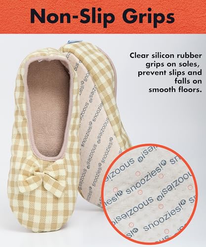 Snoozies Ballerina Womens Socks - Fuzzy House Socks for Women - Lightweight Slipper4