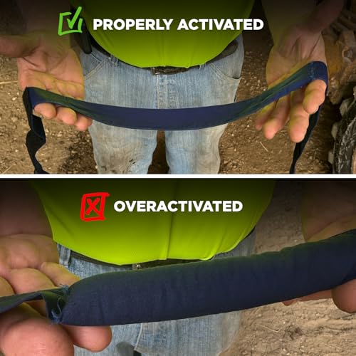 Image of Cooling Bandana, Fire Resistant, Evaporative Polymer Crystals for Cooling Relief, Tie for Adjustable Fit, Ergodyne Chill Its 6700FR,Lime