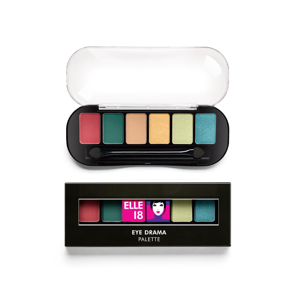 LAKM Elle18 Eyedrama Palette 01Sassy, 1 Count