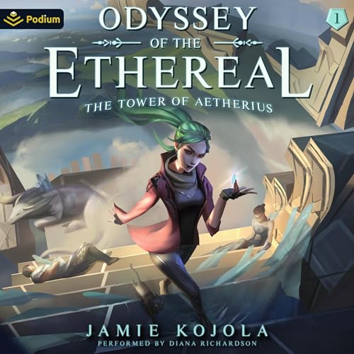 『The Tower of Aetherius: A Progression Fantasy』のカバーアート