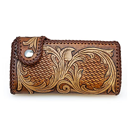 Realeather Leather Cowhide Double Shoulder, Natural #TOP6