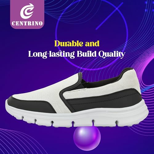 Image of Centrino Men's Sports Shoes | Shoes for Man Stylish | Lightweight Breathable Running Shoes | Cushioned Insole | Comfortable Mesh Walking & Workout Sneakers for Men | Mens Sports Shoes Casual (9229)