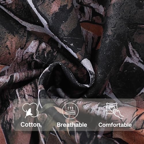 Image of 5-12 Years Boys Clothing Set Camo Hoodie & Cargo Pants Outfits Set 2025 Fashion Clothing