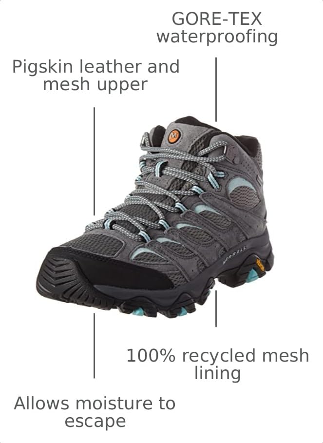 Image of Merrell Women's Moab 3 Mid GTX Hiking Boots