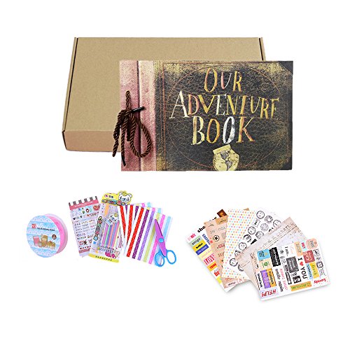 Buoyancy Our Adventure Book, Fotoalbum, 80 Seiten, 29 x 19 cm DIY Fotoalbum Kit Scrapbook Album Kit