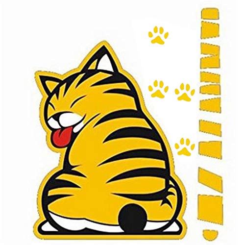 Formulaone Imperméable À l'eau Autocollant Drôle De Bande Dessinée Décoration De Chat Queue Autocollants Auto Véhicule Essuie-Glace De Voiture Extérieur