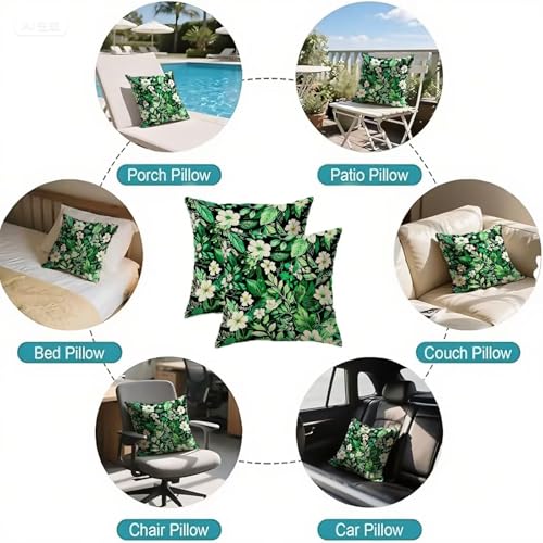 Housse coussin 60x60cm lin imperméable de qualité supérieure double face - 7