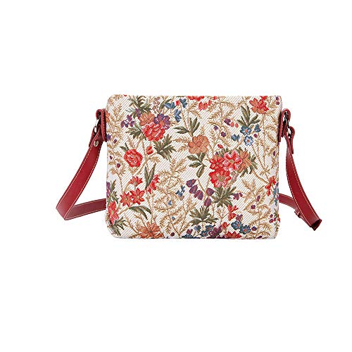 Image of Signare Tapestry Crossbody Bag Sling Shoulder Purse for Women