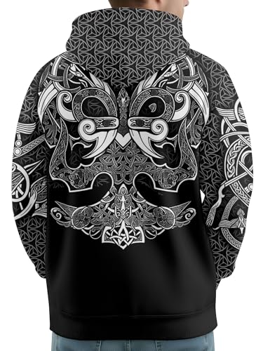 Image of PAGYMO Graphic Hoodies for Men Funny Novelty Pullover Hooded Sweatshirt