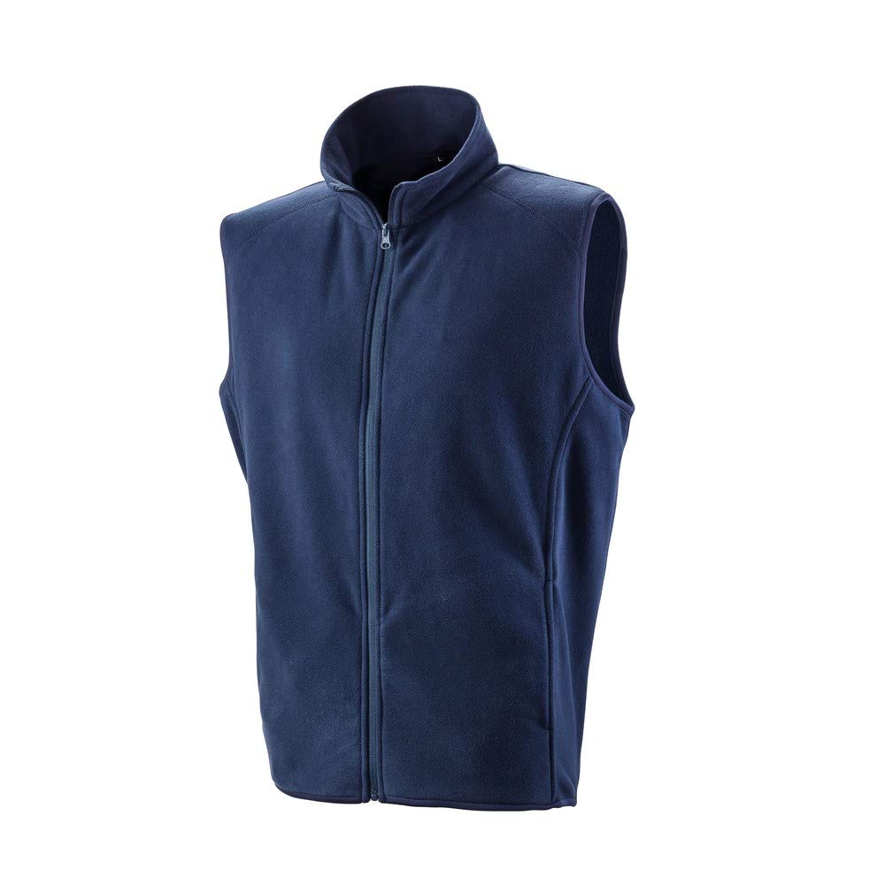 Result Core Unisex Adult Microfleece Gilet (3XL) (Navy Blue)