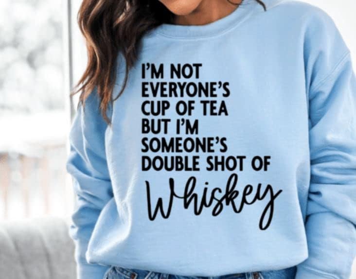 Miniatura 4 de Divertidos refranes de bebida termo-adhesivas termo-adhesivas con apliques de transferencia para camisetas de tela y ropa  I'm not Everyones Cup of