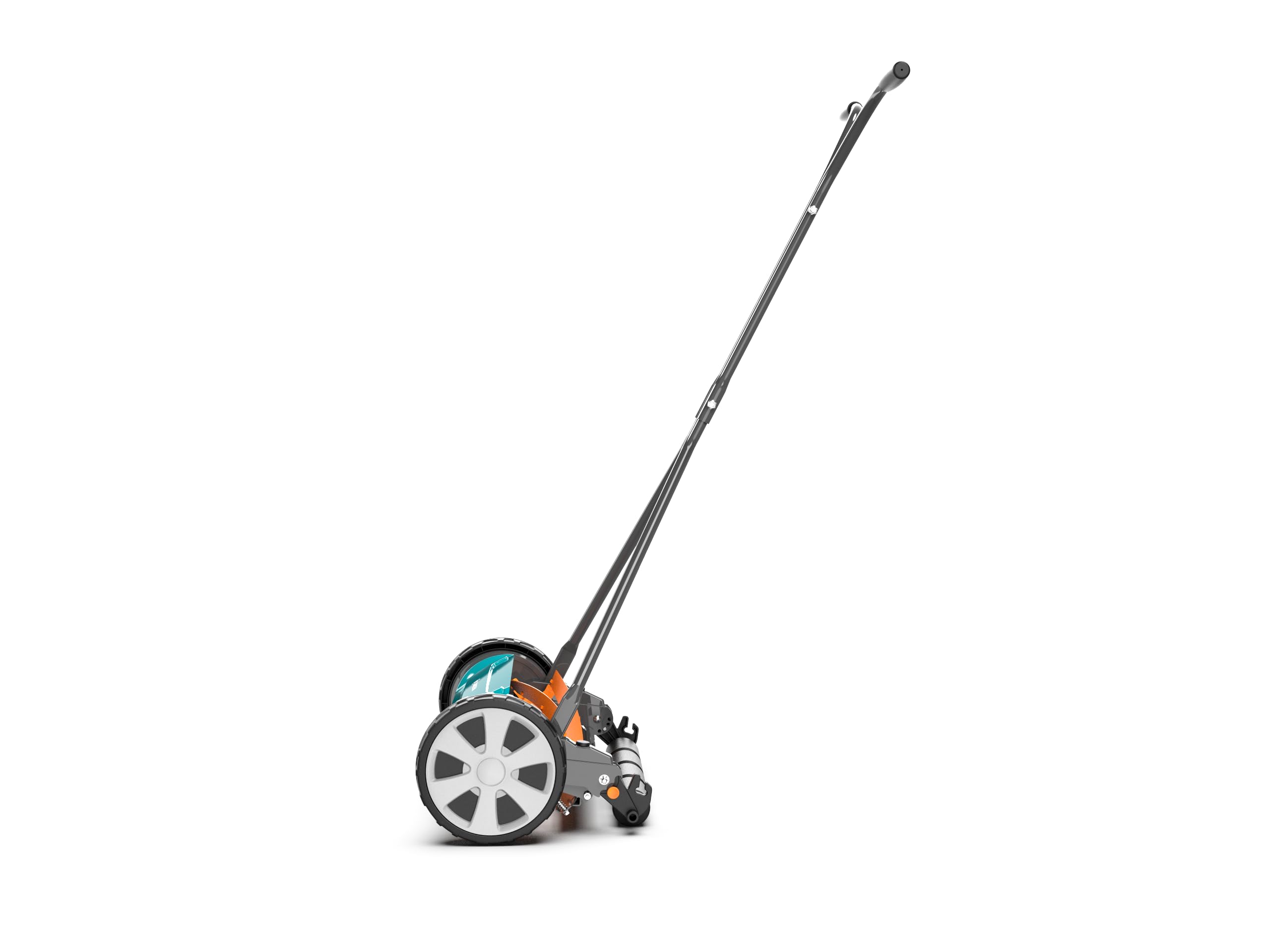 Gardena Klasyczna kosiarka bębnowa 400: ręczna kosiarka o szerokości roboczej 40 cm do 200 m² powierzchni trawnika, wałek nożowy z wysokiej jakości stali, bezdotykowa technika cięcia, cicha i