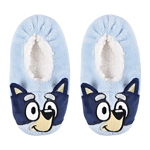 Bluey Girl's Snuggle Toe Plush Footlet Socks Slippers