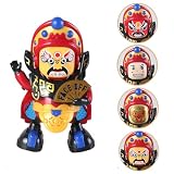 Sichuan - Muñeca cambiante de ópera, muñeca eléctrica que cambia la cara, personaje chino de ópera, regalo (modelo de batería, sin baterías)