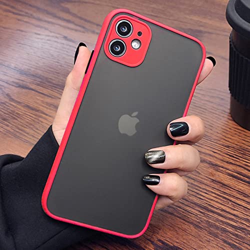 Coque iPhone 7 antichoc silicone rouge pour style urbain quotidien