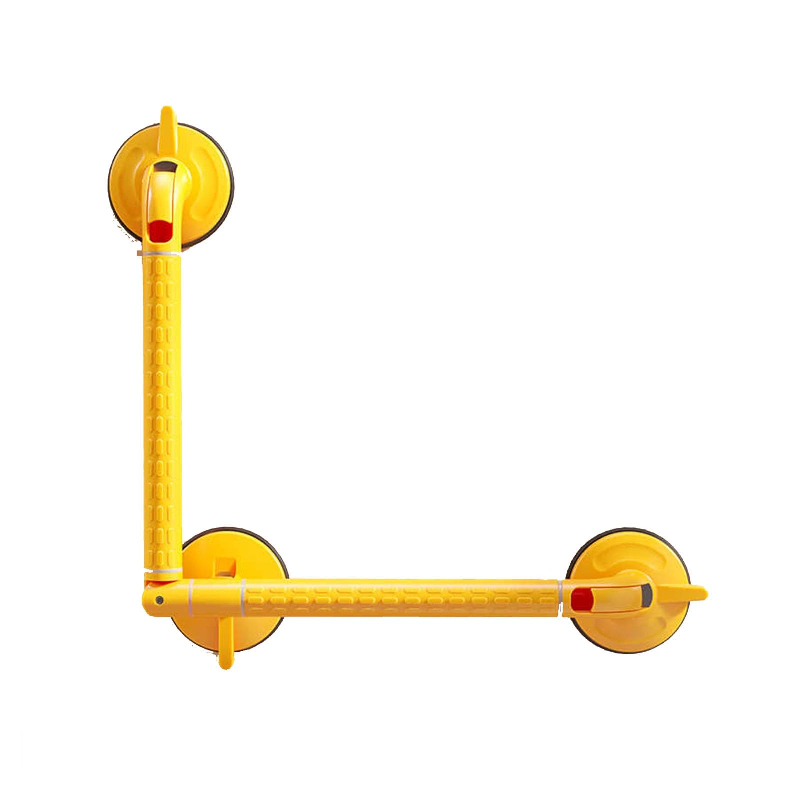 Maniglione di Supporto a Ventosa a Forma di L per Bagno, corrimano di Sicurezza Antiscivolo per Vasca/Doccia, Installazione Senza Fori, Facile smontaggio, corrimano di Supporto per
