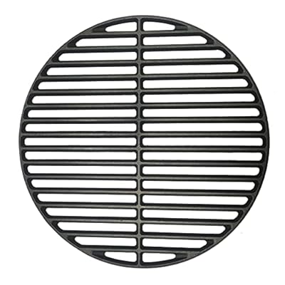 Quantfire 13" Cast Iron Cooking Grid for S/MiniMax Big Green Egg Accessories, Round Grill Grate Grids for BGE or Other Same Size Charcoal Grill