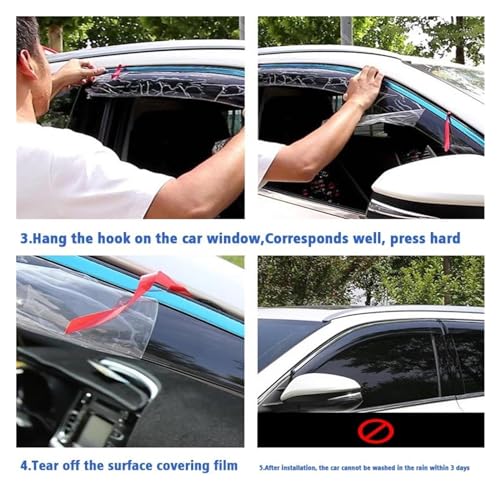 Déflecteurs pour CR-V 2004 pare-soleil contre la buée