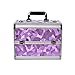 Produktbild MCTECH® Kosmetik-Koffer BeautyCase Alu SuiteCase Schmink-Koffer Etagenkoffer 32 * 21 * 26 cm (Lila)