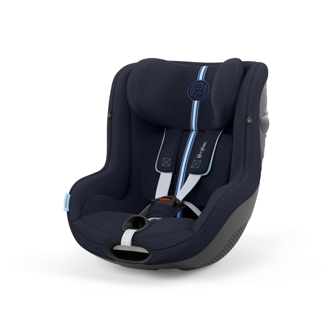 CYBEX Gold Kinder-Autositz Sirona G i-Size Plus, Ohne Base, Ab ca. 3 Monaten bis 4 Jahre, Max. 19 kg, 61 - 105 cm (Ab Geburt / 40 cm mit Neugeboreneneinlage), Ocean Blue - 4