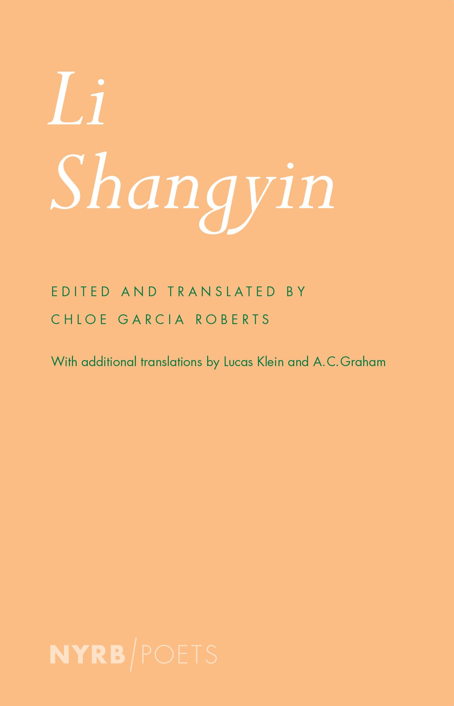 Li Shangyin (Nyrb Poets)