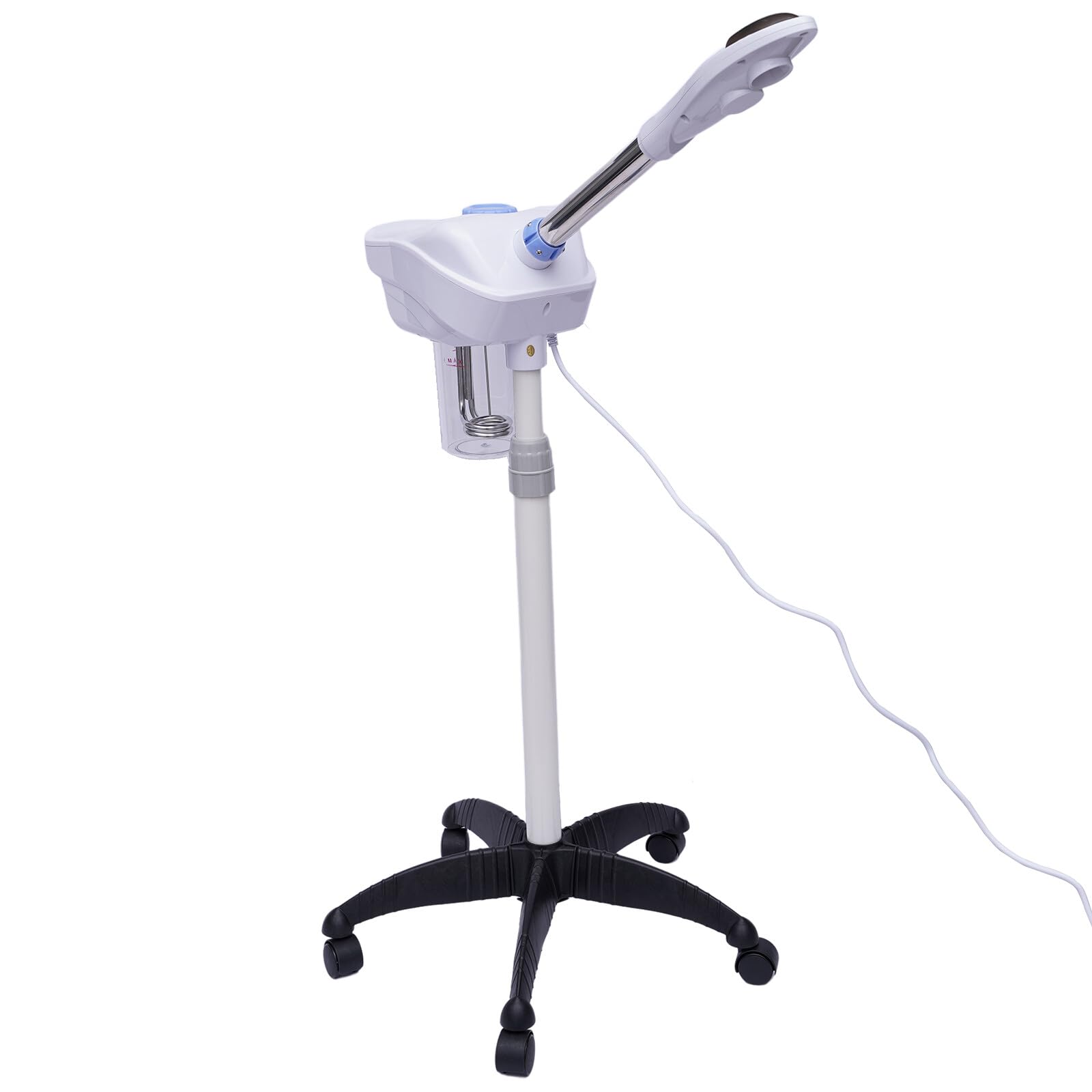Vaporizador parownik do twarzy obracany o 360°, 750 W, do wszystkich rodzajów nawilżania skóry, oczyszczania, do gospodarstw domowych, salonów kosmetycznych, spa