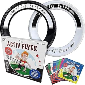 Activ Life Kid’s Flying Rings (2 Pack) They Fly Straight & Don’t Hurt, 80% Lighter Than Standard Frisbees – Replace Screen Time with Healthy Family Fun – Get Outside & Play