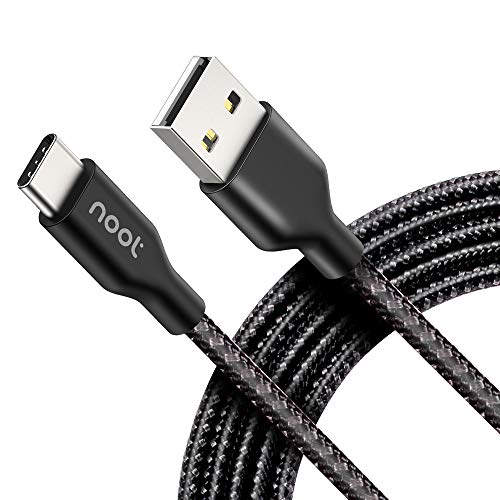 Mahipe 6ft Nylon Braided USB-C to USB-A Charging Cable Cords for Samsung Galaxy S9 / S9 Plus / S8 / S8 Plus/Note 8 / LG V30 V20 G6 G5 / Moto Z2, Z Play Force Droid/Google Pixel 2