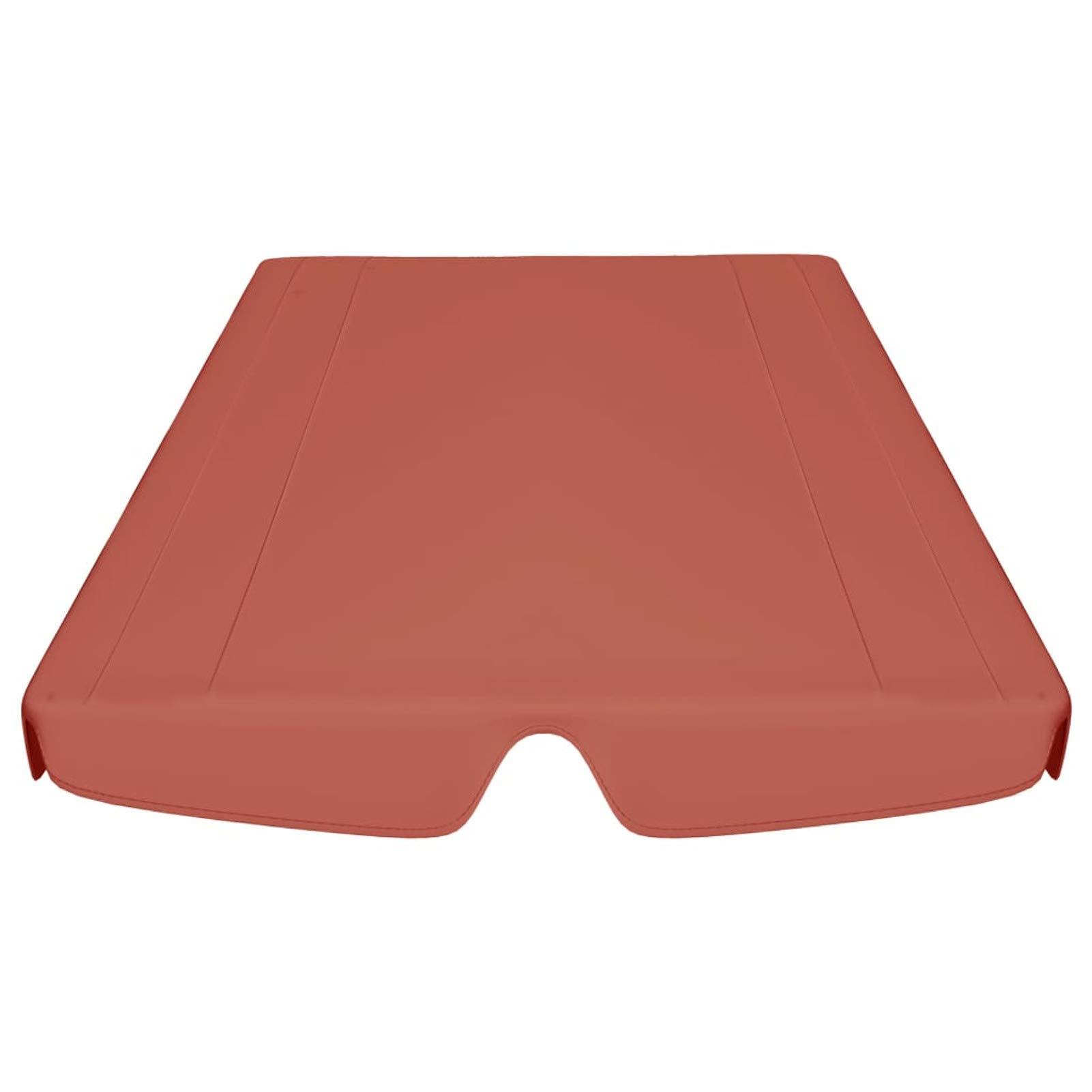 Tidyard Toit de Remplacement pour Balançoire de Jardin, Imperméable, Tissu Polyester avec Revêtement PVC, 150x82,5/105x18 cm, 270 g/m², Para Balançoires de Jardin