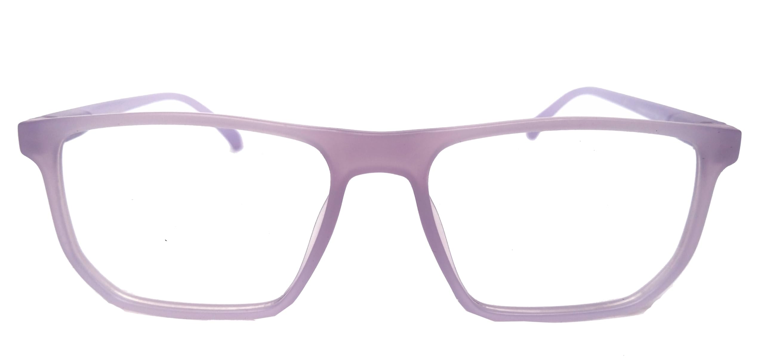 Prosight EYE WEAR | Elegant Rectangle Frame Eyeglasses For Men & Women |Blue cut & Antiglare Computer Glasses | Oversized Rectangle | Purple