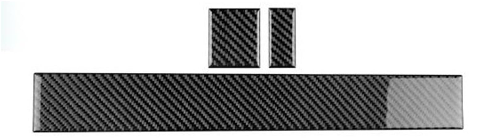 Pypfqumqgr Black Real Soft Carbon Fiber Sticker For Toyota For Tundra 2022 2023 2024 2025 Car Co-Pilot Central Control Trim(Black)