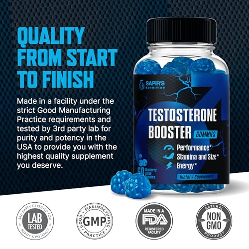 Sapir's Nutrition Testosterone Booster Gummies