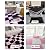 NINGXUE 12x12x0.4 Inch Thick Interlocking Fluffy Tiles 16 Pcs Plush Puzzle Foam Floor Mat with Border Square Rug Split Joint Soft Climbing Carpet Mats for Room Floor(Color:Green 2+White)